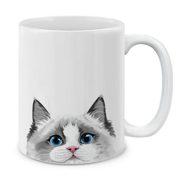 11 OZ Cat Design Ceramic Travel Mug Home Water Tea Coffee Cup For Gifts 11 OZ Cat Design Ceramic Travel Mug Home Water Tea Coffee Cup For Gifts